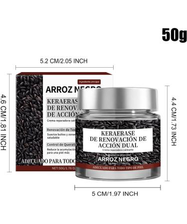 Black Rice Soothing Cream Deeply Moisturizing Formula 50 G Moisturizing Repair Lotion Hydration Cream for Radiant Skin Shine Enhancing For Men Women All Skin Types Dry - Buy Online on GoSupps.com