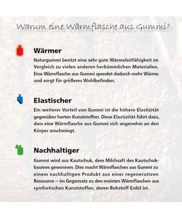 Buy Faba Care Hot Water Bottle by S nger - 2L Natural Rubber Cuddly Contour Cover Orange - International Shipping Available - Buy Online on GoSupps.com