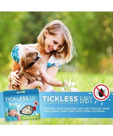 Tickless Baby - Chemical-Free Ultrasonic Tick Repellent for Children - Pink Black - Buy Online on GoSupps.com