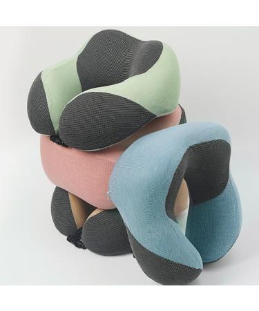 Ultechnovo Neck Pad Set - 2-Piece Flight Neck Pillow & Car Cushions - Comfortable Travel Support for Airplanes & Cars - Blue 28x25cm - Buy Online on GoSupps.com