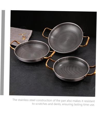 Housoutil Stainless Cookware Stainless Steel Cookware Seafood Frying Pan Crayfish Frying Pan Stainless Steel Skillet Household Skillet Fry Pan Commercial Amphora Cooking Utensils Rice Cooker 39x26cm As Shown - Buy Online on GoSupps.com