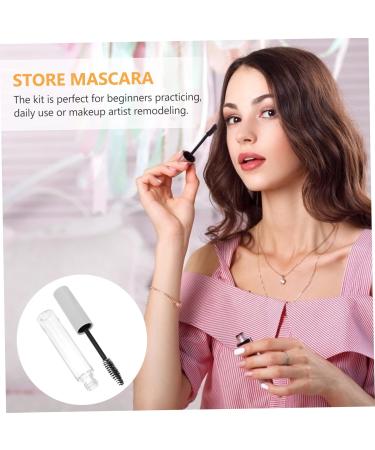 Didiseaon 30 Pcs Eyelash Tube Eyelash Growth Tubes Mascara Bottle Clear Cosmetic Bulk Lecythus Plastic White - Buy Online on GoSupps.com