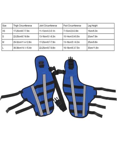 Jauarta Dog Hind Leg Brace Breathable Elastic Shockproof Dog Leg Protector for Pets and Dogs (S) - Buy Online on GoSupps.com