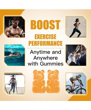 Buy Sugar-Free Creatine Monohydrate Gummies 5g - 180 Count Chewable Supplement for Men & Women - Delicious Orange Flavor - Buy Online on GoSupps.com
