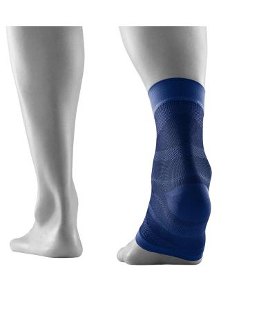 Bauerfeind Sports Compression Ankle Sleeve - Unisex XL Bandage for Running Fitness & Ball Sports - Ankle Support & Protection in Navy - Buy Online on GoSupps.com