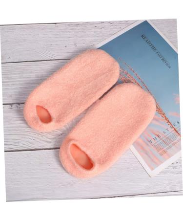 minkissy 2 Pairs Orange Sock Foot Softening Socks Moisturizing Socks Heel Sleeve Women Heel Repair Spa Socks Cracked Heels Guard Dry Feet Socks Womens Socks Hosiery Floor Socks Cosmetic - Buy Online on GoSupps.com