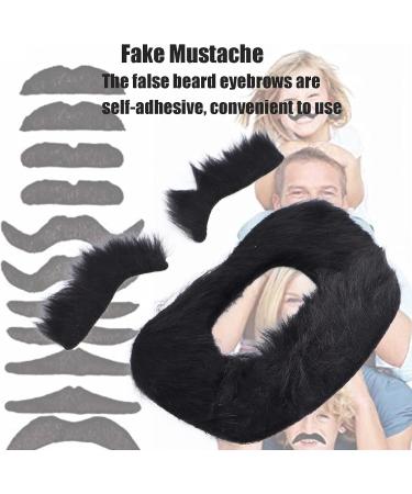 Exquisite Clothing Fake Beard Self Adhesive Beard Eyebrow Stickers Party Supplies Accessories - Buy Online on GoSupps.com