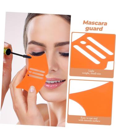 Didiseaon Liquid Eyeliner Heated Lash Curler Make up Eyeliner Aid Mascara Guard Mold Auxiliary Eyes Miss 10.3x3.8cm Orange - Buy Online on GoSupps.com