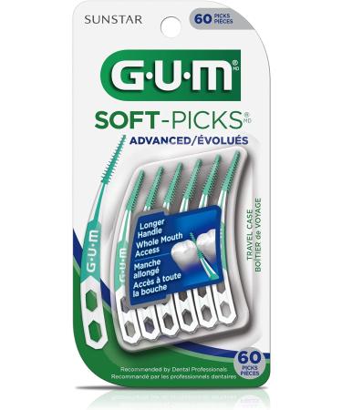GUM Soft-Picks Advanced Travel Case 60 picks Travel Cases 60 count (Pack of 1) - Buy Online on GoSupps.com