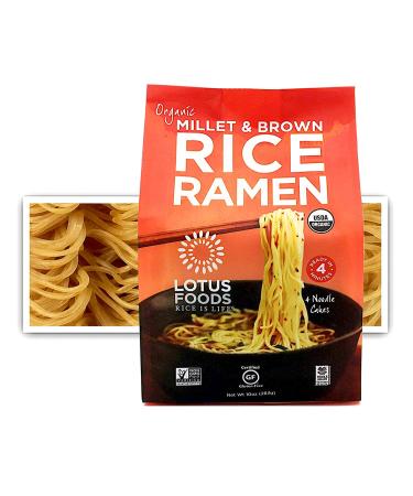 Lotus Foods Organic Ramen Noodles-Millet & Brown-10 oz