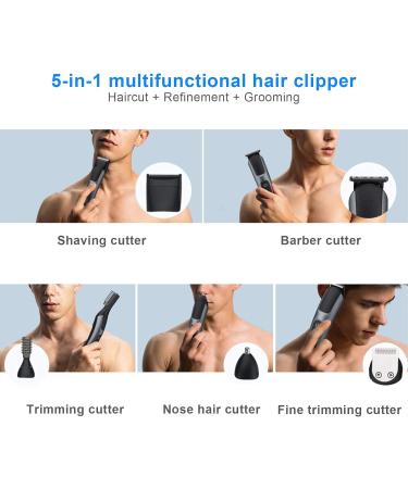 Hair Clipper 5 in 1 Hair Trimmer for Stylists Men Home Barbers - Buy Online on GoSupps.com