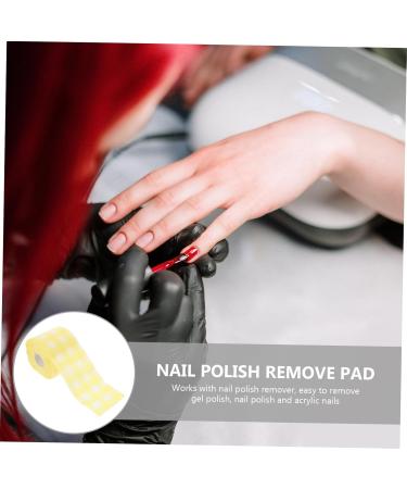 minkissy 5 Rolls Beauty Salon U-shaped Pillow Nail Polish Removal Tools Eyelash Tool Makeup Remover Wipes Nail Accessories Manicure Wipe Nail Cleansing Pad Nail Clean Wipes Pure Cotton - Buy Online on GoSupps.com