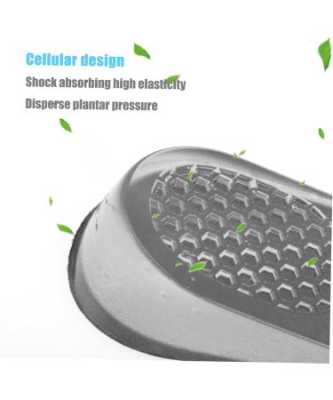 NOLITOY 9 Pairs Height Increasing Insoles | Ergonomic Shock-Absorption Heel Lift Pads for Women Comfort & Support for Running Shoes - Buy Online on GoSupps.com