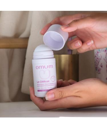 OMUM - Lot 2 D odorants 24H Peaux Sensibles - 50 ml - Le Delicat - Aloe Vera Bambou - Sans sels d'aluminium - Bio Naturel - Fabriqu en France Vegan Compatible femme enceinte grossesse allaitement - Buy Online on GoSupps.com