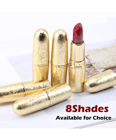 Boobeen Glitter Lipstick - Hydrating Sparkling Lip Balm & Metallic Finish Lip Makeup for Women & Girls (Sparkling #4 - Buy Online on GoSupps.com