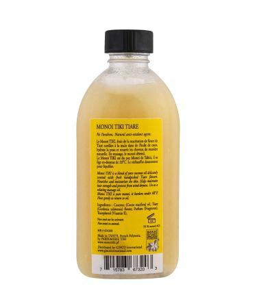 Monoi Tiki Tahiti Tiare 2 oz. - Exotic Tahitian Gardenia Oil for Skin and Hair - Buy Online on GoSupps.com