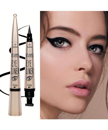 Waterproof Eyeliner Dual Head Smudge-Proof Makeup Tool for Eyes Eyeliner Stamp Tool for Stage Performance Dating Shopping Outgoing Pochy - Buy Online on GoSupps.com