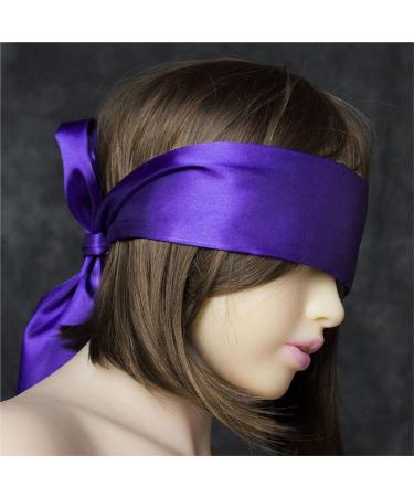 2 Pack Silk Satin Blindfold Eye Masks for Sleeping Games - 155cm/62 - Black+Red Silk Eye Covers - Satin Sleep Mask - Buy Online on GoSupps.com