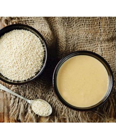 100% Natural Sesame Paste (Tahini) 600g | Vegan Gluten-Free No Preservatives or Additives - Buy Online on GoSupps.com