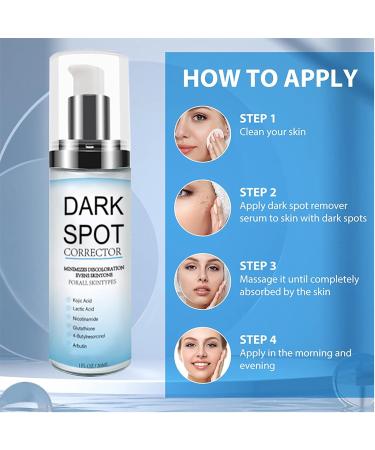 Niacinamide Serum - Dark Spot Remover for Face with Kojic Acid - Vitamin C Serum for Face - Moisture Hydrate Minimize Pore - Restore Radiance Even Skintone - Natural Looking Smooth Tender Elasticity - Buy Online on GoSupps.com