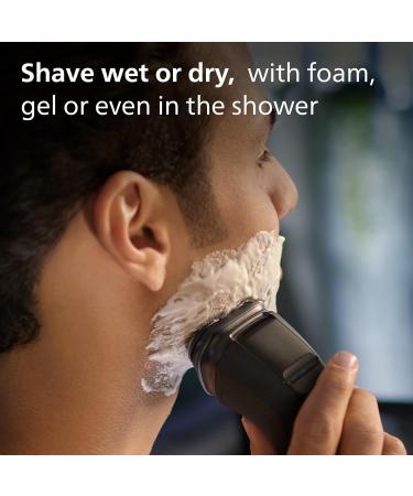 Philips Electric Shaver Series 3000X - SkinProtect Technology, Wet & Dry Shaver for Men in Deep Black, Pop-up Trimmer, Ergonomic Design - Model X3001/00 - Buy Online on GoSupps.com