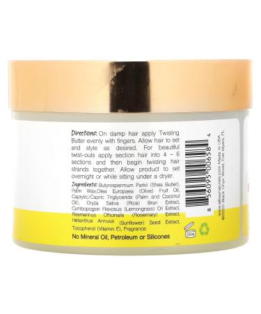 Alikay Naturals Lemongrass Super Twisting Butter 8 oz - Nourishing Hair Care for Defined Twists & Curls - International Shipping Available - Buy Online on GoSupps.com