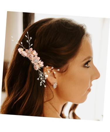 WOFASHPURET Flower Hair Comb Women's Hair Clips Hair Barrette for Women Decor Tiara Fairy Jewelry for Women Rhinestone Hair Accessories Side Hair Comb Hair Styling Accessories Small and Fresh - Buy Online on GoSupps.com