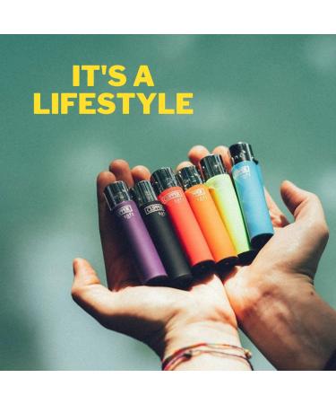 Clipper Reusable Lighter Jet Flame Refillable Lighters Solid Colors Collection Display of 48 Units (6 Colors) Multi-Purpose Lighter Premium Quality Unique Packing Tool Everyday Use - Buy Online on GoSupps.com