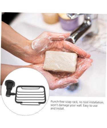 Ciieeo 2pcs Stainless Steel Soap Holder Dish Sink Storage Rack Holder Dispenser Stand Soap Holder for Shower Wall Metal Tub Self Draining Saver Sink Soap Holder Drain Rack Soap Net Sponge - Buy Online on GoSupps.com