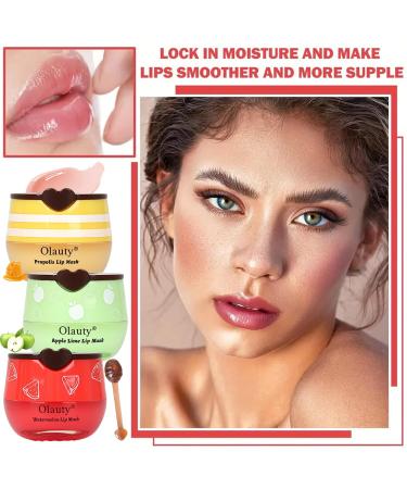 10 PCS Bee Lip Balm Honey Pot galentines day gifts Honey Lip Mask Bulk Moisturizing Lip Sleeping Mask Hydrating Prevention Dry & Cracked Lip Reduce Lip Lines and Wrinkles Honey & Strawberry & Watermelon & Apple Lime & C  - Buy Online on GoSupps.com