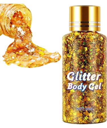  YUAB Shimmering Face Gel - Easy to Apply and Remove Glow Gel | Art Makeup for Body Face and Hair Bag Pouch Holographic Cosmetic Grade Yuab - Buy Online on GoSupps.com