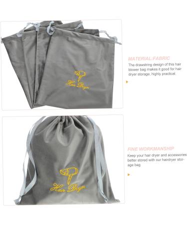 Gogogmee Hair Dryer Attachments Storage Flat Ironing Travel Bag Hair Dryer Bag Drawstring - Buy Online on GoSupps.com