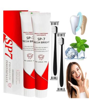 Sp-7 Probiotic Toothpaste, Sp-7 Toothpaste, Sp-7 Ultra Whitening Toothpaste, Sp-7 Fresh Toothpaste (2 packs)