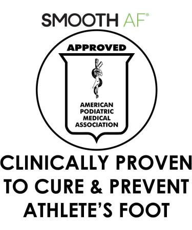 SMOOTH AF Medicated Athlete's Foot Wipes - Fast Relief Antifungal Treatment with Tolnaftate 1% - 30 Count, Alcohol-Free, Clinically Proven, APMA Approved - Buy Online on GoSupps.com