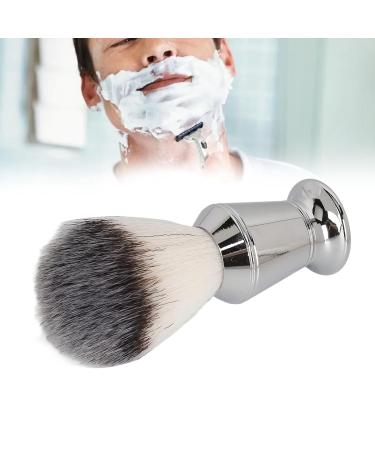 Sonew Razor Brush for Men - Stainless Steel Beard Brush & Mustache Trim Tool Foam & Residue Remover for Home Salon Fine Synthetic Bristles - Buy Online on GoSupps.com