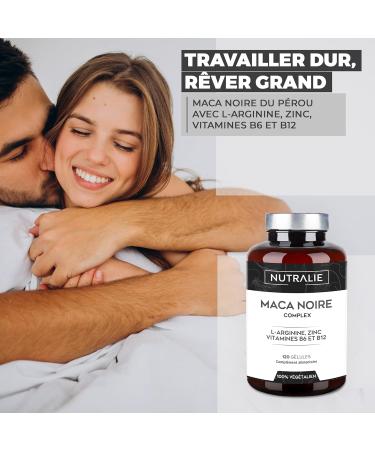 Black Maca from Peru 32000mg - Extra Strong L-Arginine Zinc B6 B12 PRICE 2021 Energy Performance - Maca for Men Organic - High Concentration 20:1-120 Capsules Nutralie - Buy Online on GoSupps.com