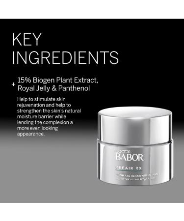 Buy BABOR DOCTOR Repair Rx Ultimate Repair Gel-Cream - Lightweight Moisturizer for Sensitive Skin 1.7 oz | Fast Acting Strengthen & Improve Skin Tone - International Shipping Available - Buy Online on GoSupps.com