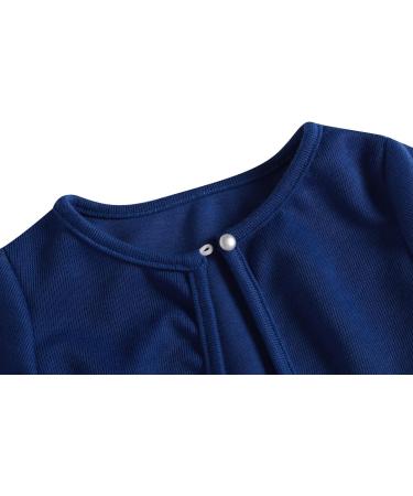 Bonny Billy Girls Knitted Cotton Bolero Shrug | Blue, 3-4 Years | Kids Cardigan - Buy Online on GoSupps.com