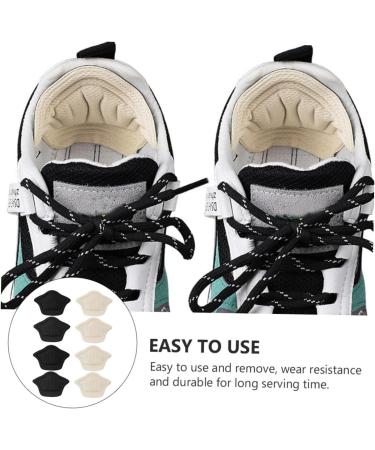 NOLITOY 8 Pairs High Heel Insoles & Protectors | Comfort Grips for Sneakers & Sports Shoes | Unisex Heel Pads - Perfect for Loose Shoes - Buy Online on GoSupps.com
