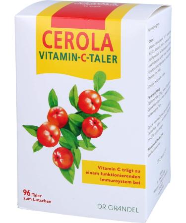 Dr. Grandel Cerola Vitamin C Taler 96 Lozenges - Boost Immunity & Energy | 318g | International Shipping Available - Buy Online on GoSupps.com