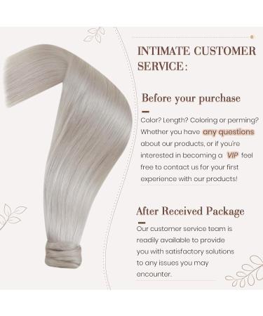 Buy Hetto Platinum Blonde Remy Hair Ponytail Extensions - Real Hair 40cm 80g #60 - Smooth Braid for Effortless Style - Buy Online on GoSupps.com