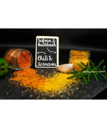 GLOSA MARINA 2x Gourmet Salt Set - 8 Premium Sea Salts & Spices from Mallorca | Perfect Gift Idea (Pack of 16) - Buy Online on GoSupps.com