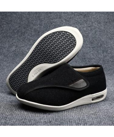 Buy Women's Diabetic Shoes - Warm Extra Wide Comfortable Sneakers for Elderly Non-Slip Lightweight Sneakers for Swollen Feet (Size 6.5 Black - Buy Online on GoSupps.com