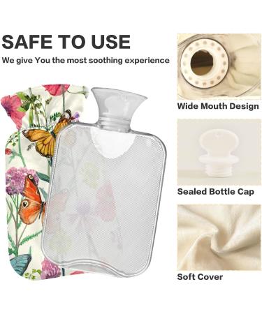Buy Flower & Butterfly Hot Water Bottles - 2L Pain Relief & Hand Warmers | International Shipping - Buy Online on GoSupps.com