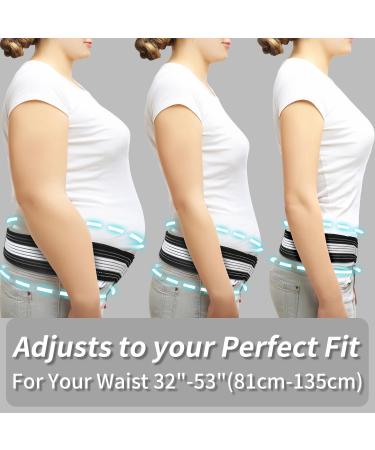 Soft Lightweight Lumbar Support Belt - Relief for Lower Back Pain Sciatica & Herniated Disc | Comfortable & Breathable Design for Men & Women - Buy Online on GoSupps.com