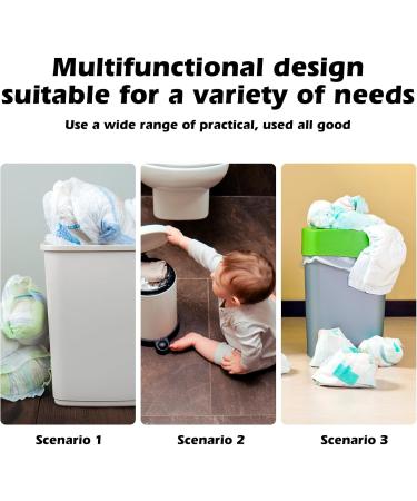 Refilling Foil for Diaper Pail - 10 Smell-Tight Cassettes Compatible with Genius Munchkin & Angelcare - 4.5m Diaper Filler Foil (Blue) - Buy Online on GoSupps.com