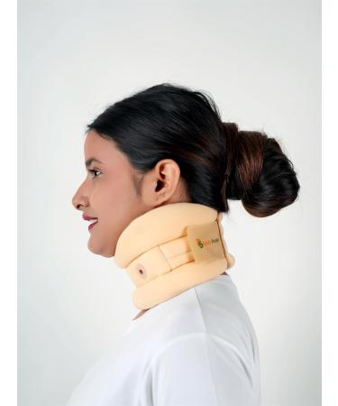 Cervical Collar Neck Brace for Neck Pain Relief | Soft Foam Support Brace (Large) - International Shipping Available - Buy Online on GoSupps.com