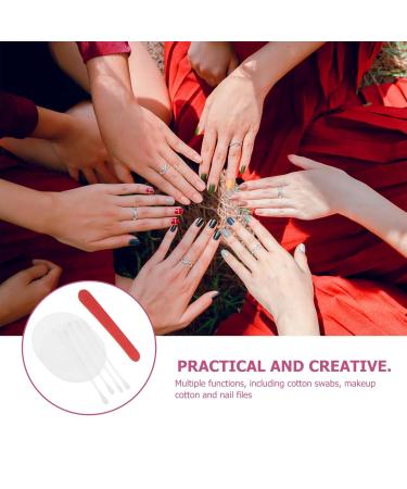 20 Facial Makeup Remover Pads - Soft Cotton Face Cleanser & Practical Swabs for Makeup Nails & Ear Cleaning - Buy Internationally - Buy Online on GoSupps.com