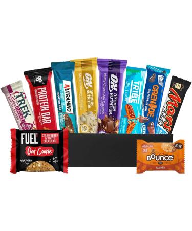 Protein Bar Variety Gift Box - Ideal for Gym Lovers, Perfect for Christmas, Mother's Day, Valentine's Day & Father's Day - Buy Online on GoSupps.com