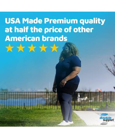 Plus Size Compression Tights for Women 20-30mmHg | Open Toe Graduated Hose for Swelling & Pregnancy | Navy 5X-Large - A214NV8 - Buy Online on GoSupps.com